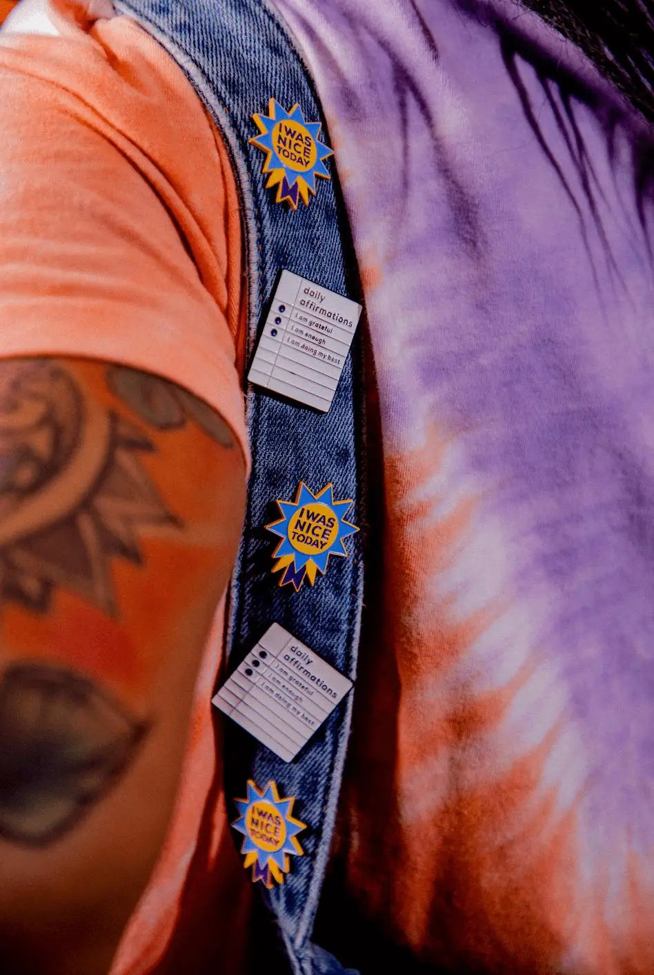 'I Was Nice Today' Self - Care Enamel Pin - NOT A BAD LIFE 💐