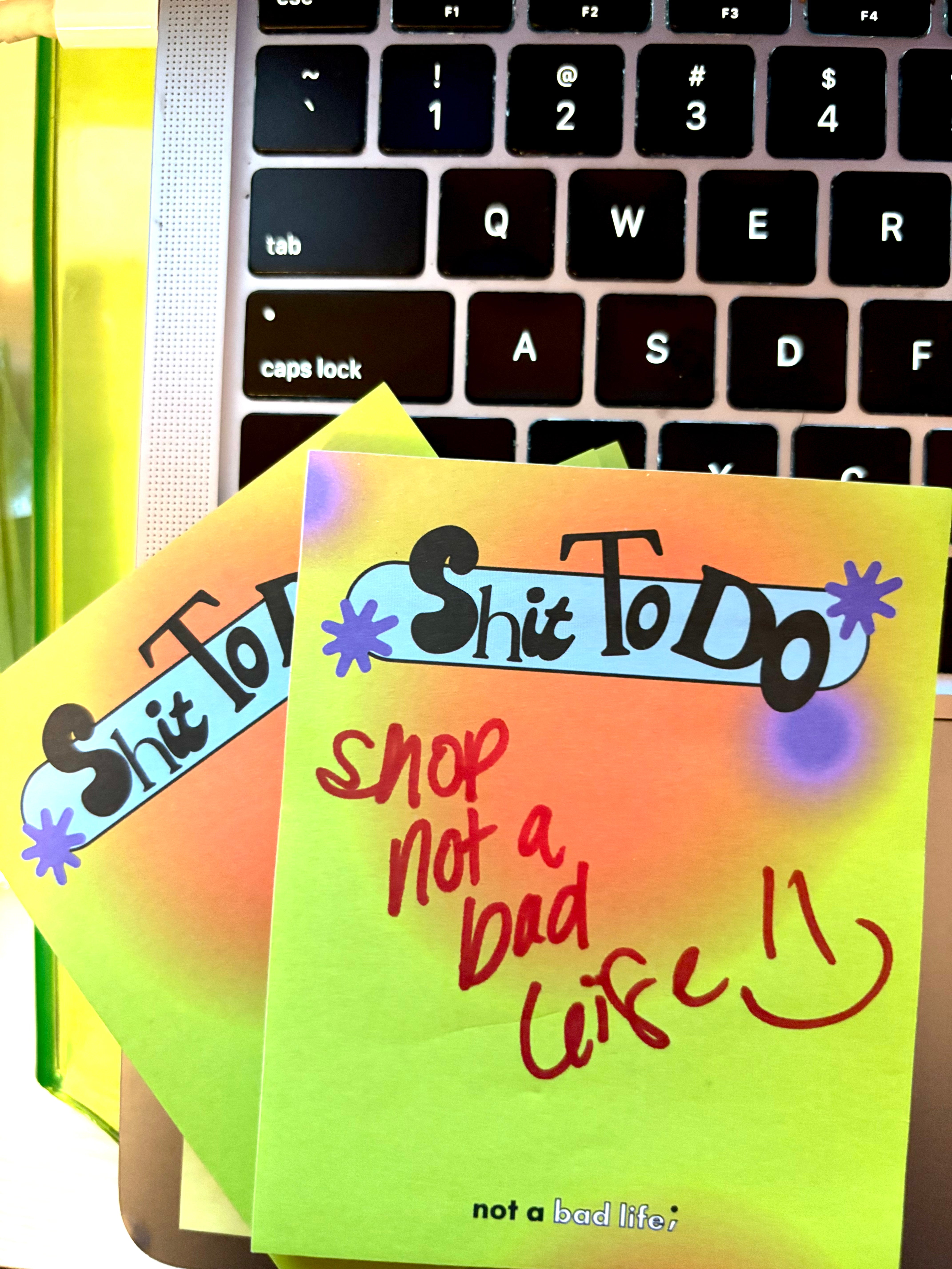 'Shit To Do' Mini Notepad