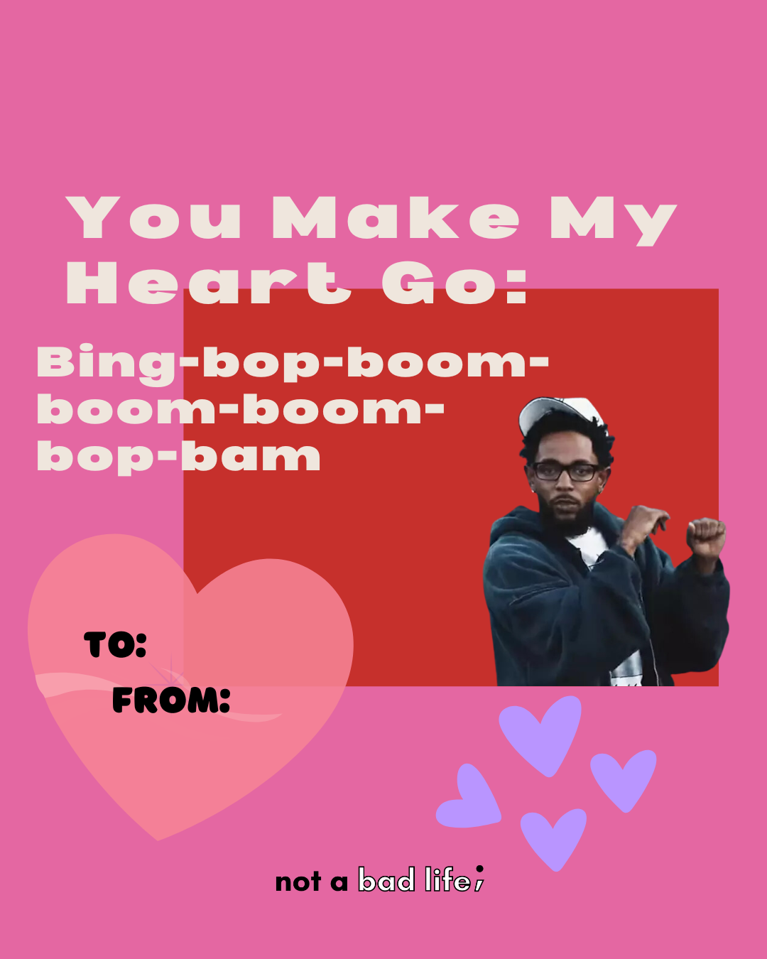 Kendrick Lamar Greeting Card