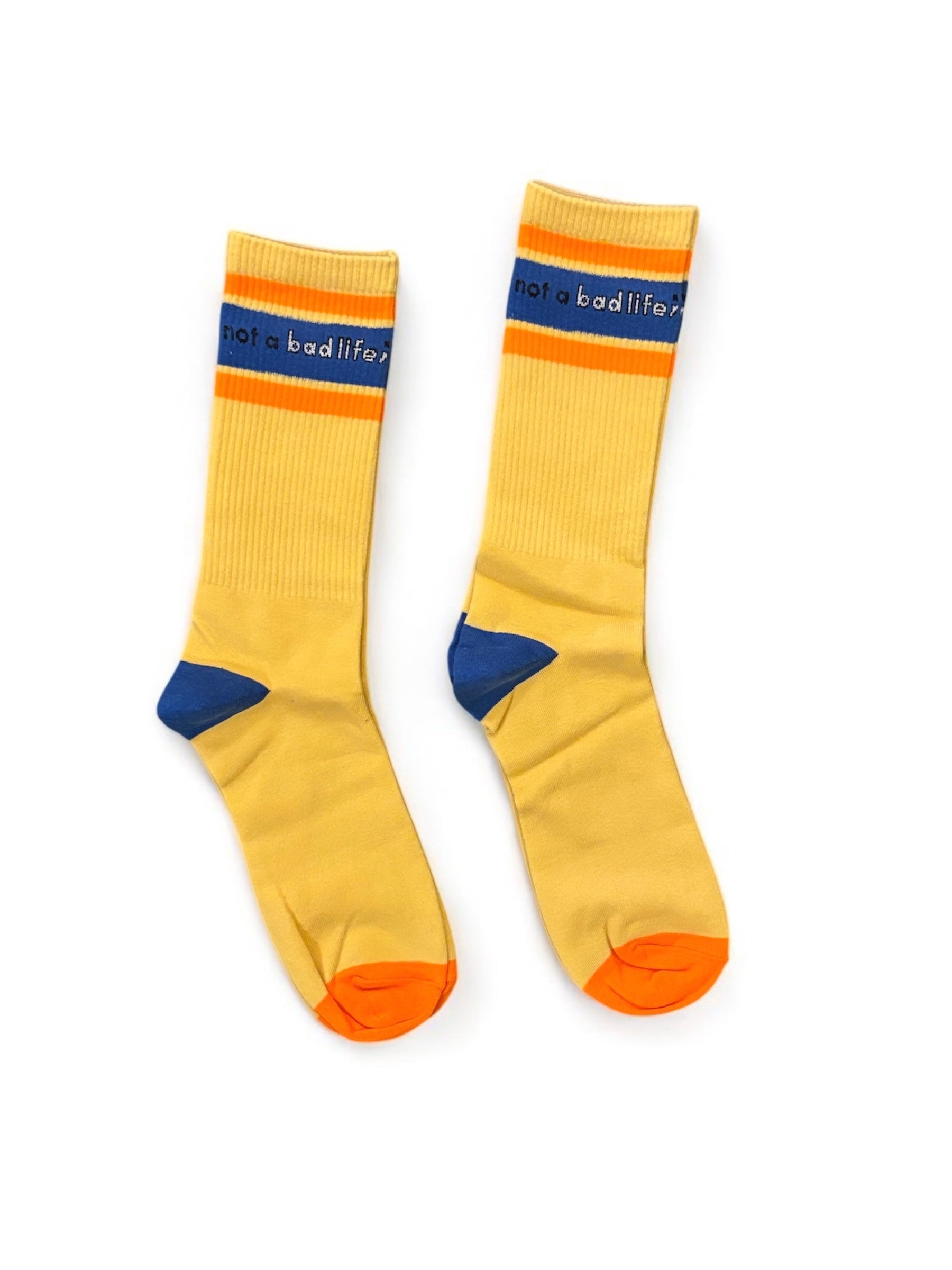 Not A Bad Life Logo Ringer Sock