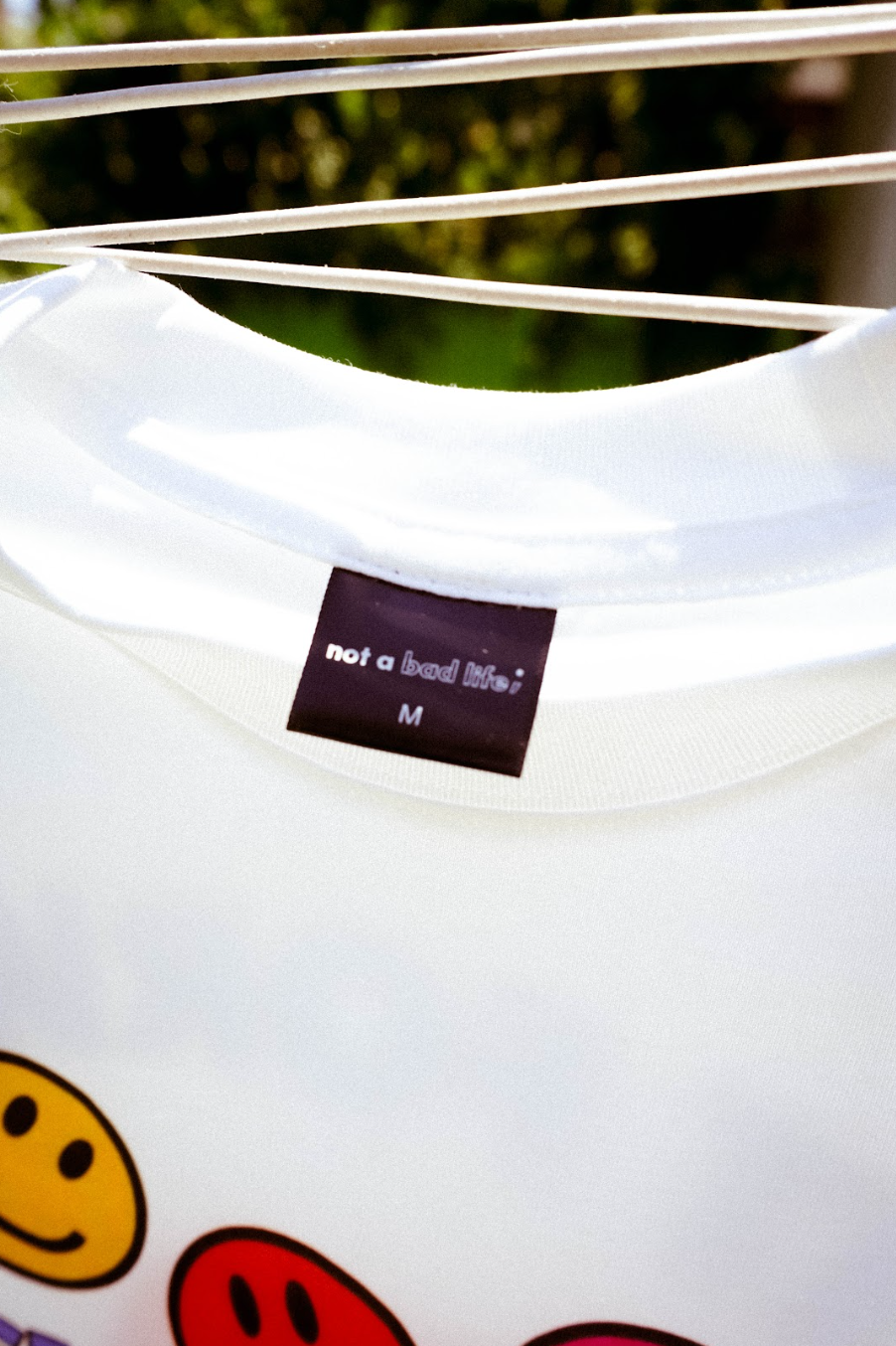 Smiling Is Contagious Positive Propaganda Tee - NOT A BAD LIFE 💐