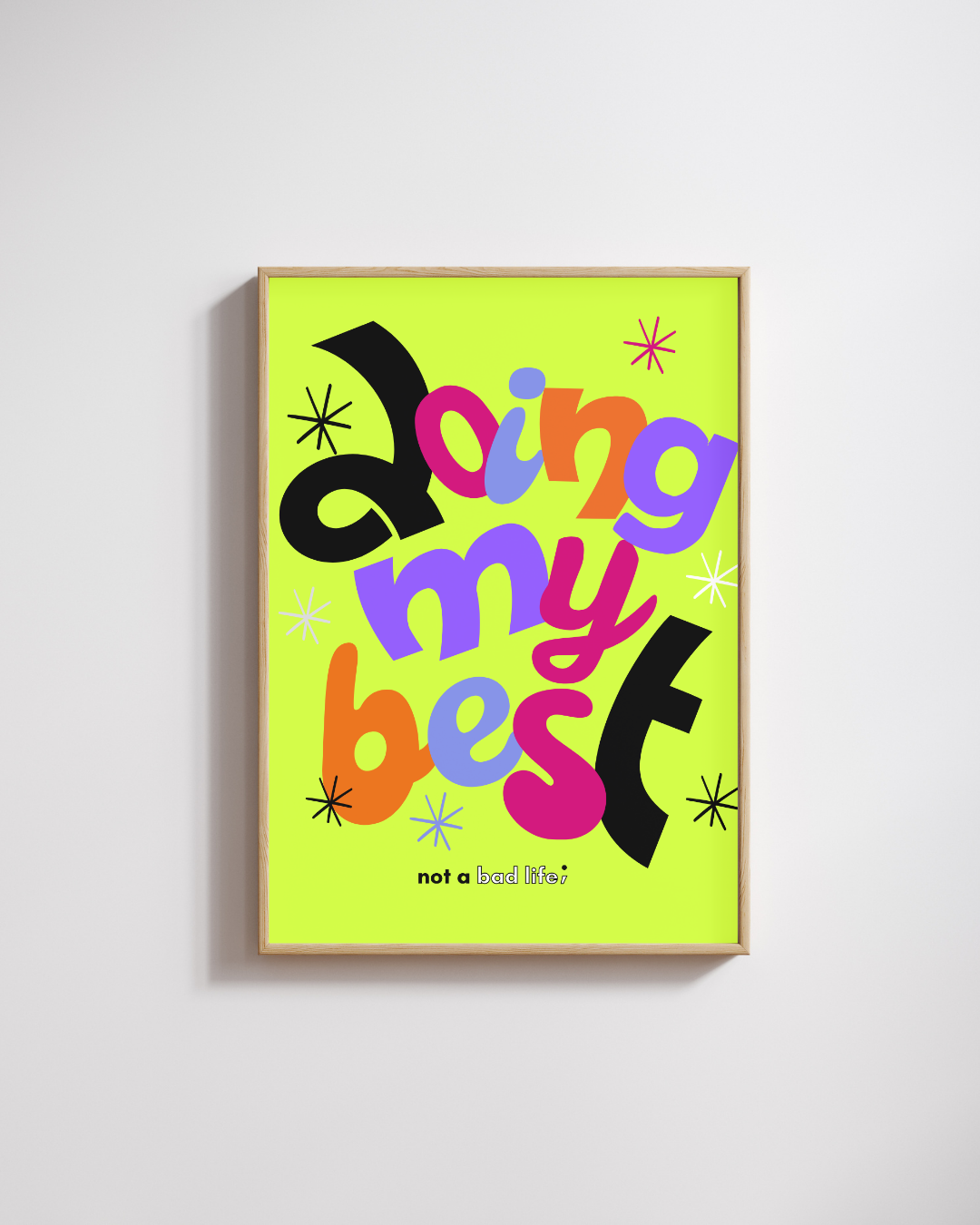 Doing My Best Poster