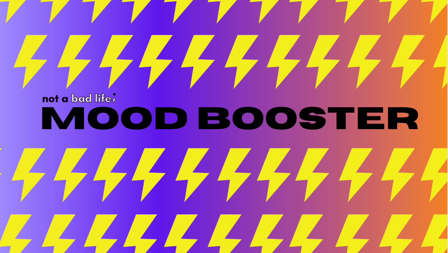 Mood Booster Gift Card - NOT A BAD LIFE 💐
