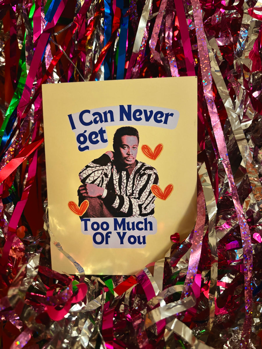 Luther Vandross Greeting Card