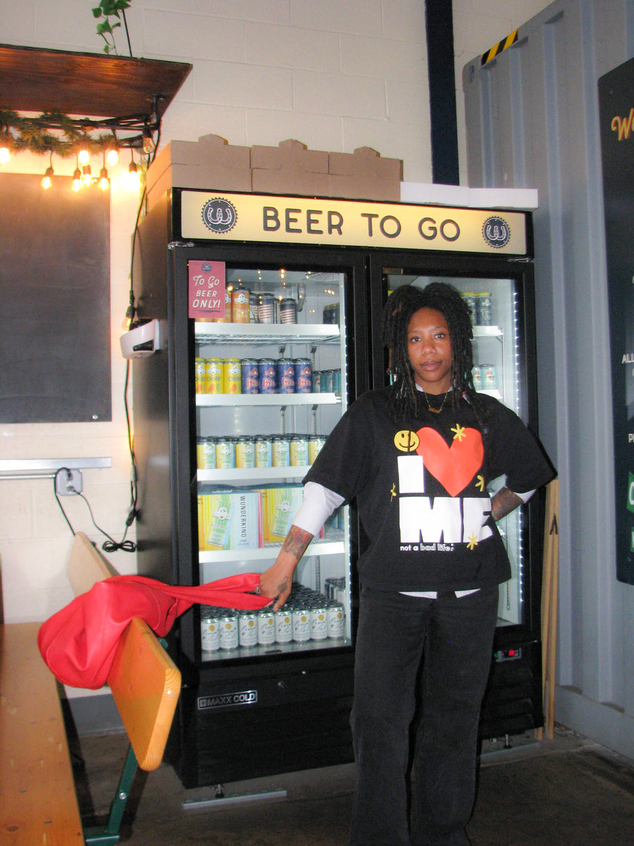 I Love Me Oversized Crop Tee