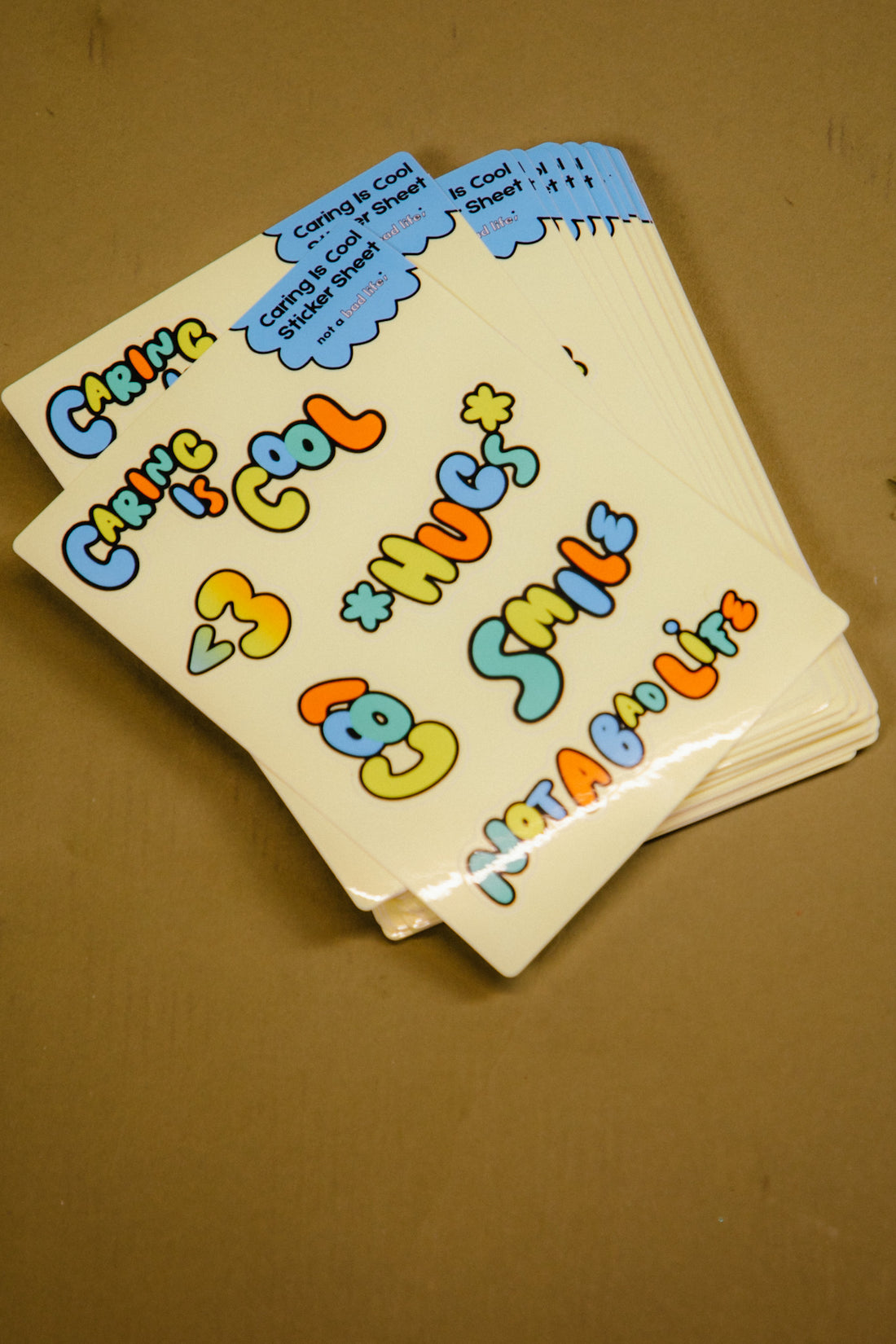 Caring Is Cool Sticker Sheet