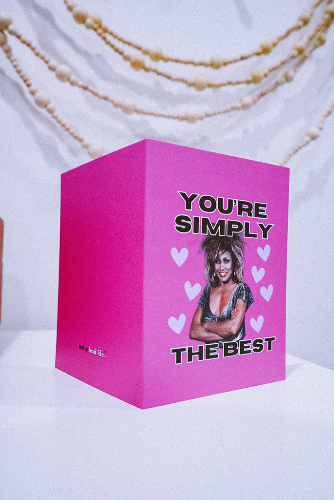 Tina Turner Valentine's Day Card - Pop Culture Greeting Card