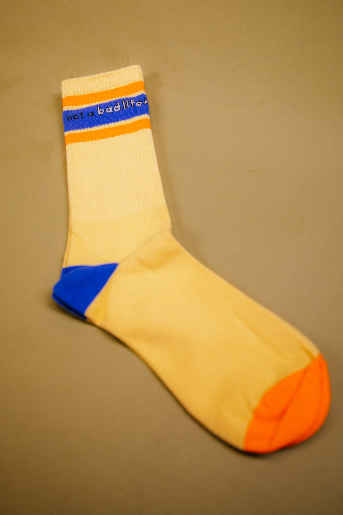 Not A Bad Life Logo Ringer Sock