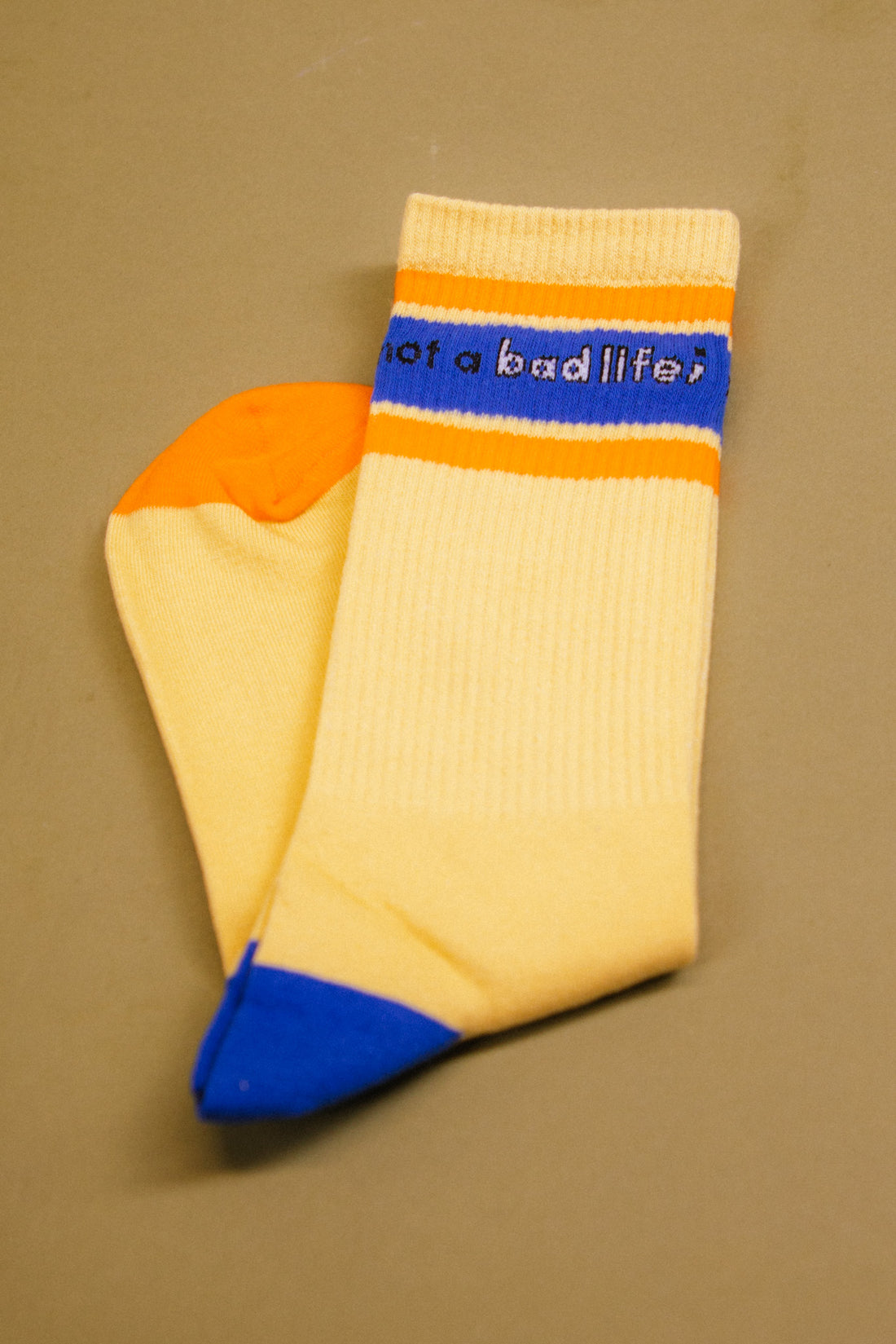 Not A Bad Life Logo Ringer Sock