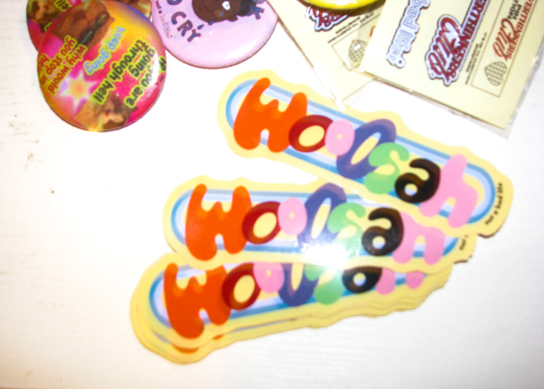 Woosah Sticker