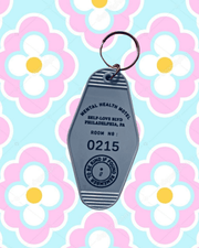 Mental Health Motel Keychain - NOT A BAD LIFE 💐 thumbnail