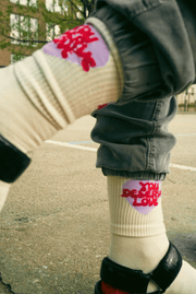 You Deserve Love Crew Socks - NOT A BAD LIFE 💐 thumbnail