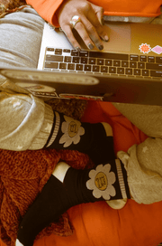 You Look Good Flower Crew Socks - NOT A BAD LIFE 💐 thumbnail